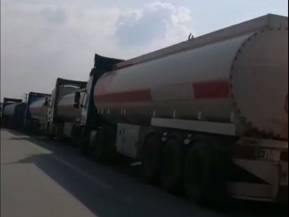 محدودیت تردد برای کامیون‌های ترانزیتی عراقی در محورهای استان کرمانشاه