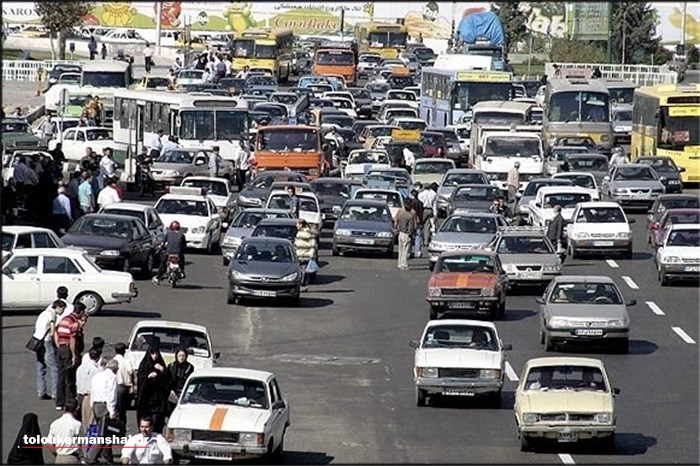 ۷۵ درصد خودروهای شهر کرمانشاه تک سرنشین‌ است 