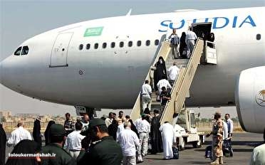 اعزام نخستین گروه از زائران حج از فرودگاه کرمانشاه