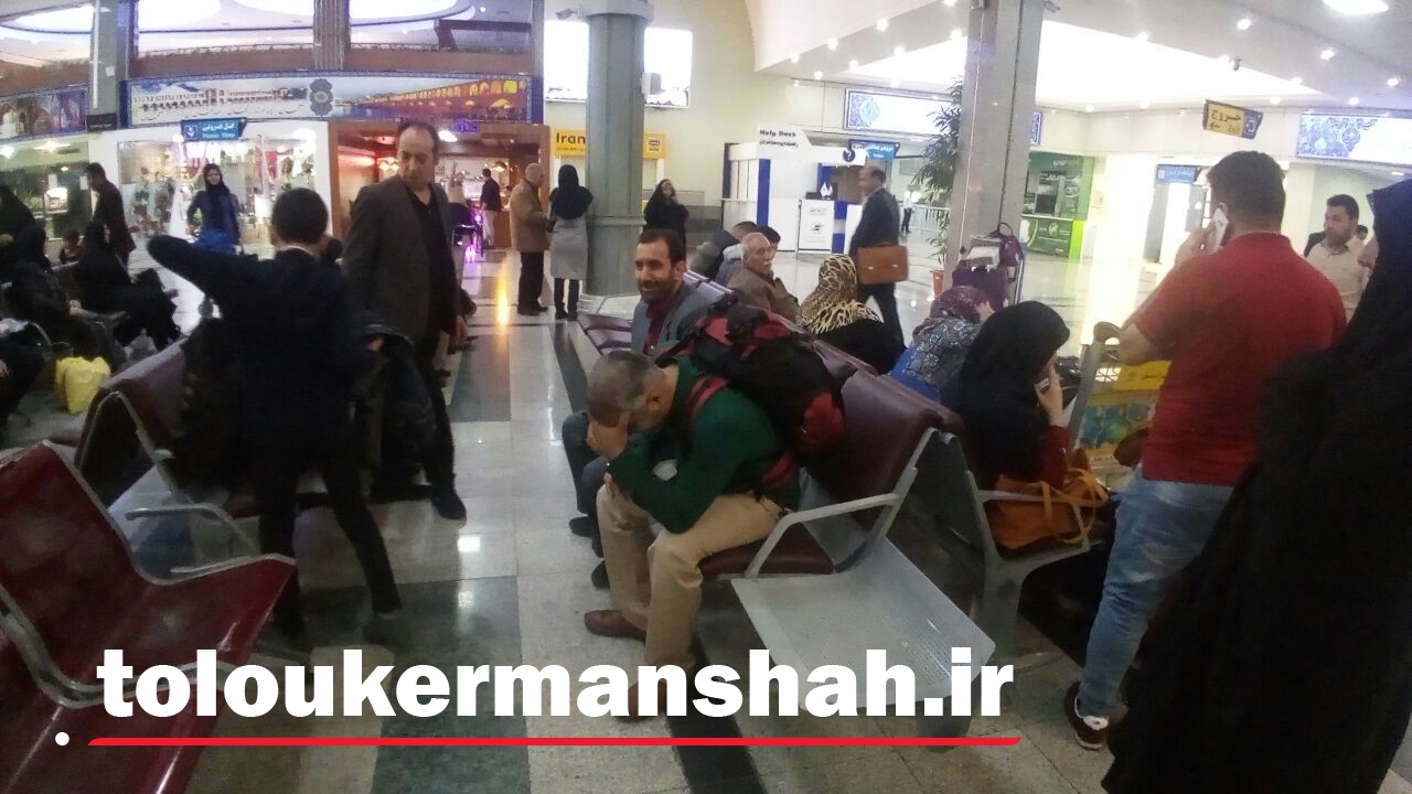 انتقال مسافران سرگردان کرمانشاهی از فرودگاه اصفهان با اتوبوس
