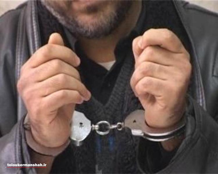 دستگیری سارق حرفه ای و کشف ۲۴ فقره سرقت در کرمانشاه