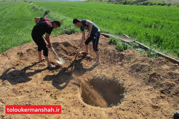 بیش از۲۰۰ حلقه چاه غیر مجاز در ماهیدشت مسدود شد