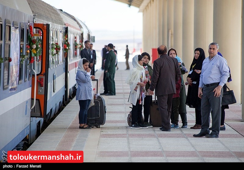 قطار کرمانشاه فعالیت خود را از سر گرفت