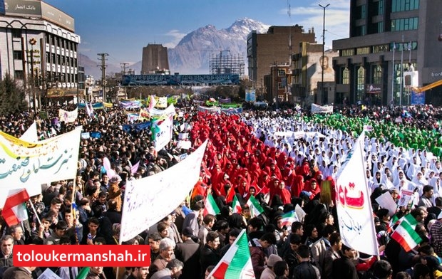 مسیرهای راهپیمایی۲۲ بهمن در کرمانشاه اعلام شد