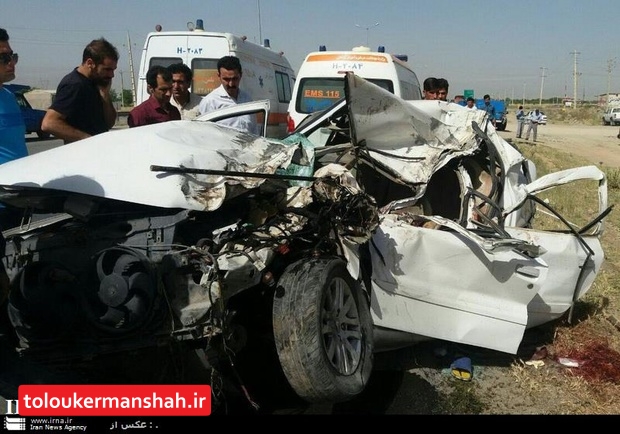 امسال کشته های حوادث جاده ای کرمانشاه ۲٫۵ درصد کاهش یافت