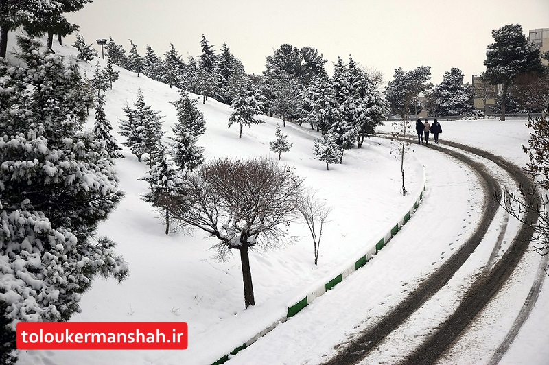 بارش برف ارتباط ۶۰ روستای شهرستان جوانرود را قطع کرد