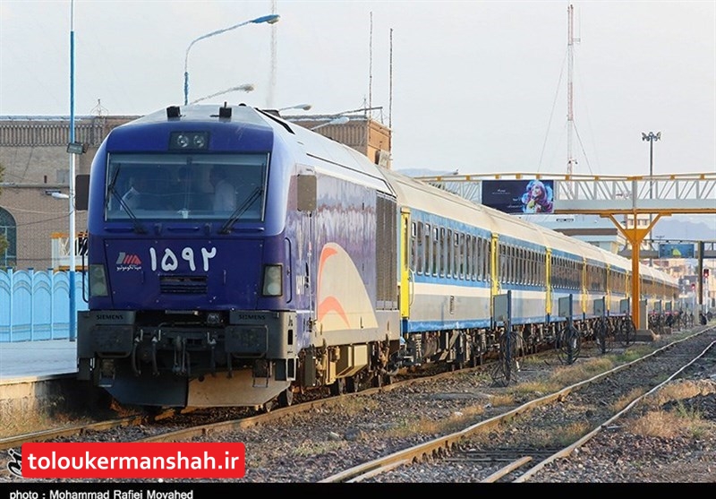 تعداد قطارهای نوروزی در استان کرمانشاه افزایش یافت