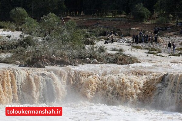 احتمال طغیان رودخانه‌های استان کرمانشاه در پی بارش‌ باران