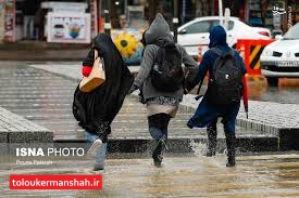هسته بارش های گسترده در حال عبور از استان است/ “کنگاور” پرباران ترین شهر استان