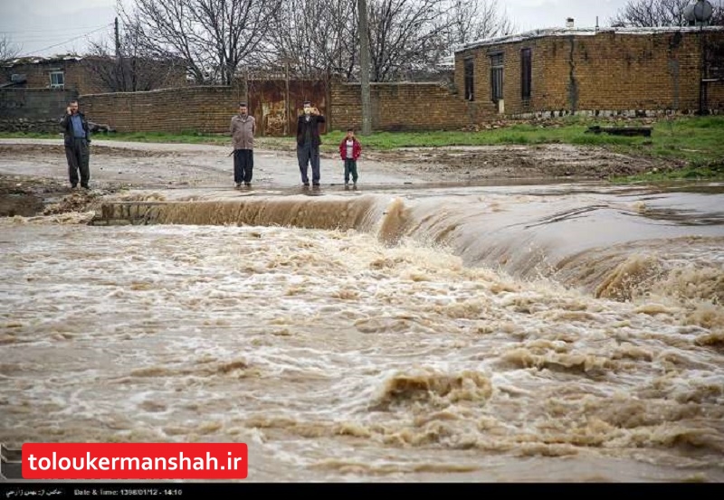 سیلاب به ۳۱۴ واحد مسکونی استان کرمانشاه آسیب زد
