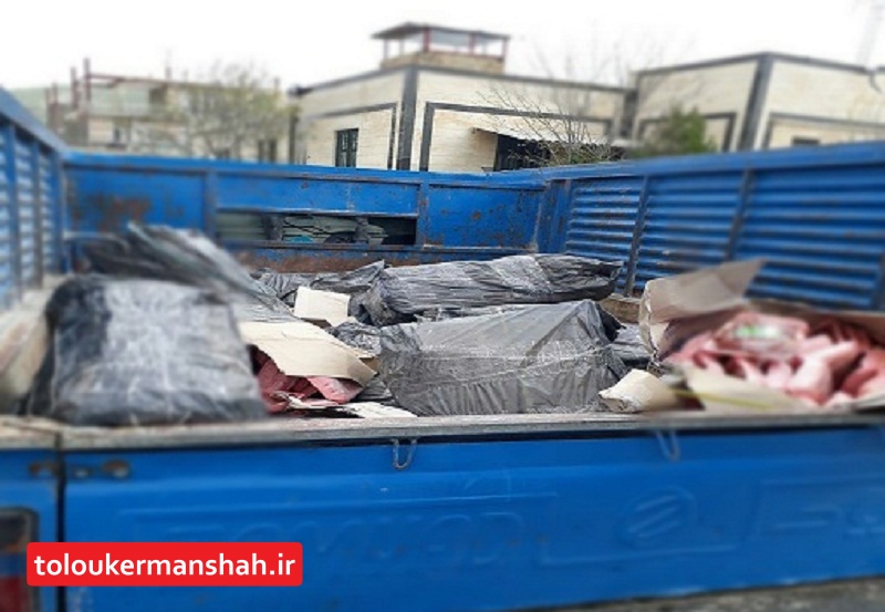 بیش از ۴۰۰ کیلوگرم گوشت فاسد در کرمانشاه معدوم شد