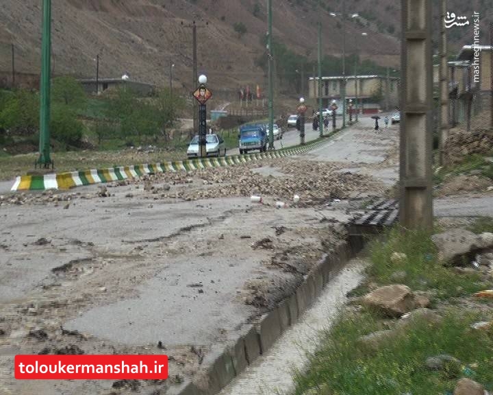 سیل و بارندگی ۱۲۳میلیارد تومان به اسلام آباد غرب خسارت زد