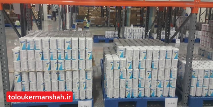 بیش از ۱۶۰۰ قوطی شیرخشک تقلبی در روانسر کشف شد