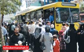 وقتی اتوبوس‌های داغ امان شهروندان را می‌برد؛ کولر وسیله‌ای تزئینی در اتوبوس‌های کلانشهر کرمانشاه