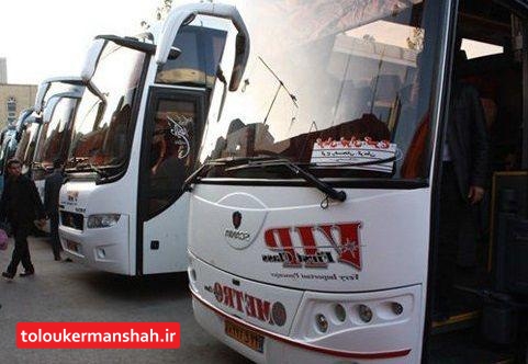 جابه‌جایی زوار اربعین با ۲۰۰ دستگاه اتوبوس در کرمانشاه