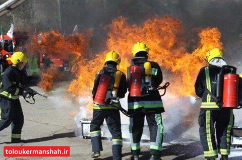 آماده باش ۱۰۰ درصدی سازمان آتشنشانی کرمانشاه در چهارشنبه آخر سال/چهارشنبه سوری سال گذشته ۱۳ مورد حادثه انفجار در کرمانشاه داشتیم