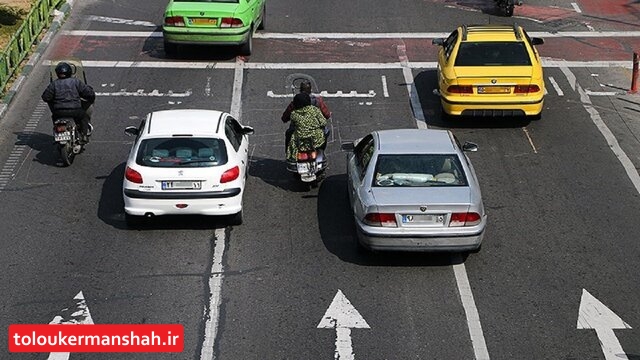 انتقاد رییس پلیس راهور از افزایش تردد در خیابان‌های کرمانشاه