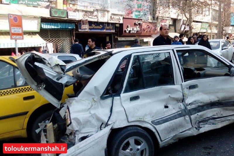 حادثه رانندگی در کرمانشاه یک کشته و ۳ زخمی به جا گذاشت