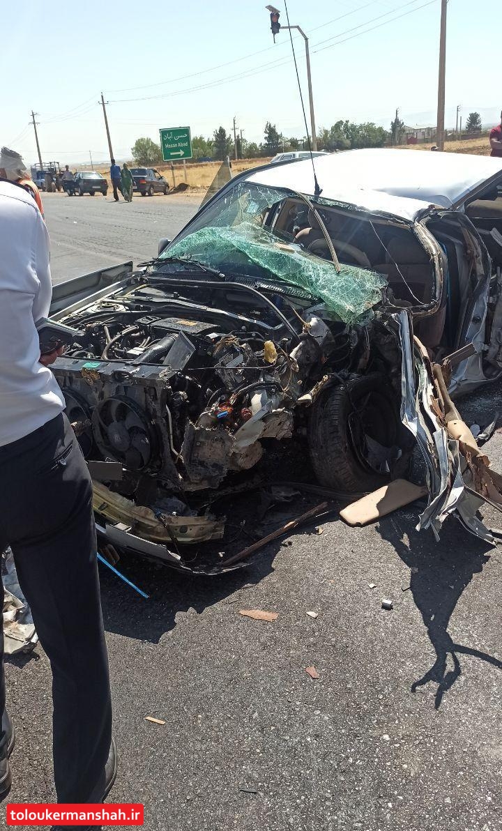 ۲ کشته و سه مجروح بر اثر سانحه رانندگی در مسیر روانسر به کرمانشاه