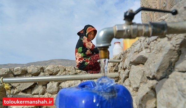 آب شرب تحویلی به روستای “شیخ صله” کرمانشاه سالم است