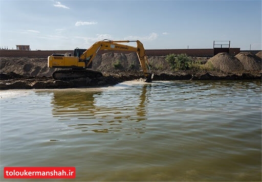 لایروبی و ساماندهی برخی رودخانه‌های کرمانشاه بیش از ۹۰ درصد پیشرفت دارد