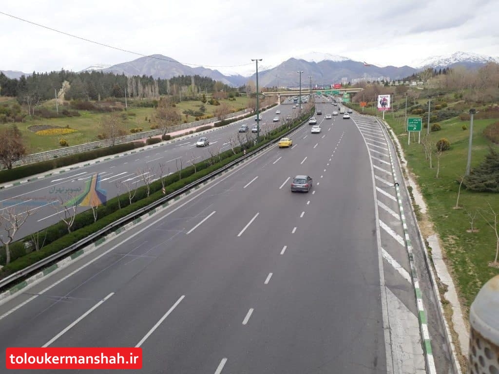 تردد جاده‌ای در استان کرمانشاه کاهش یافت