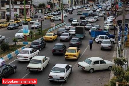 افزایش ۶۵ درصدی ترددهای درون شهری در کرمانشاه