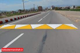نصب سرعت کاه در تقاطع شهید سلیمانی موقتی است