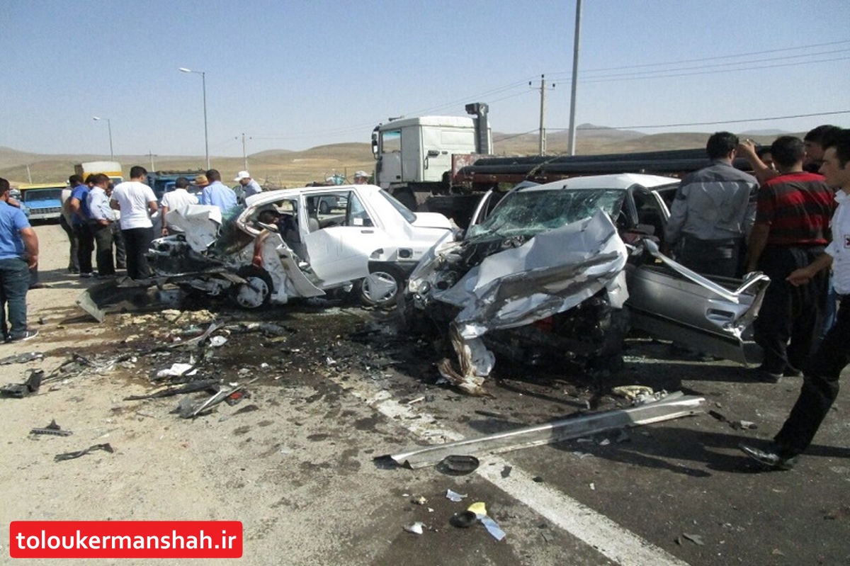 حوادث رانندگی در کرمانشاه ۳ کشته و ۶ زخمی به جا گذاشت