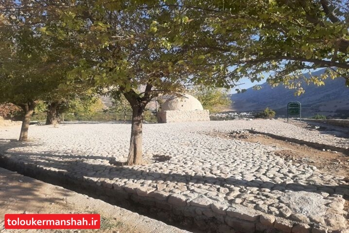 محوطه تاریخی مقابر «ابودجانه» ریجاب شهرستان دالاهو ساماندهی می‌شود