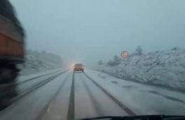 تردد در جاده های کرمانشاه جریان دارد/بارش برف در محور‌های اورامانات