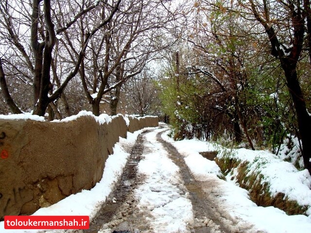 زیباترین مقاصد برفی کرمانشاه در زمستان
