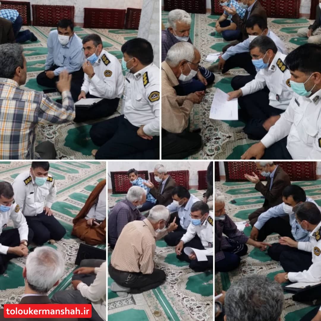 رئیس پلیس راهنمایی و رانندگی استان با نمازگزاران دیدار کرد