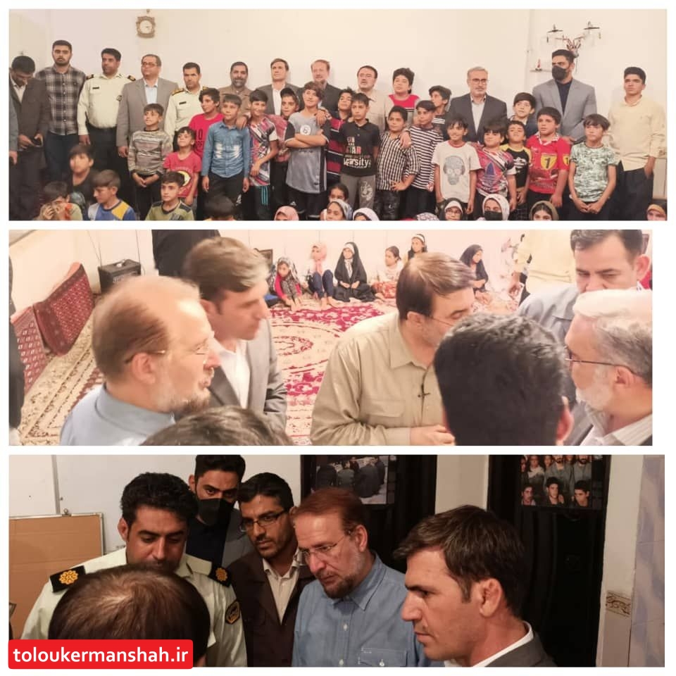 بازدید میدانی استاندار و قائم مقام شهردار کرمانشاه از محله ملاحسینی