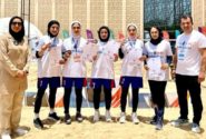 اولین مدال تاریخی سپک‌تاکرا دختران کرمانشاهی در قلب خلیج فارس دشت شد
