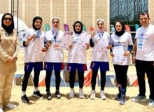 اولین مدال تاریخی سپک‌تاکرا دختران کرمانشاهی در قلب خلیج فارس دشت شد