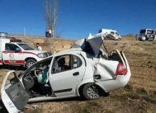سانحه رانندگی در محور هرسین ۲ کشته و ۳ زخمی برجای گذاشت