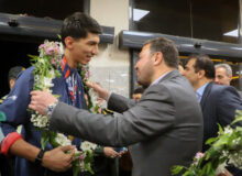 استقبال از آرین سلیمی ، قهرمان مسابقات آسیایی ناگویا و گرندپری پاریس – کرمانشاه