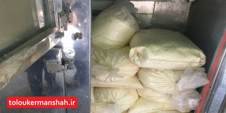 کشف بیش از ۳۸۷ هزار کیلوگرم روغن نباتی احتکار شده در”جوانرود”