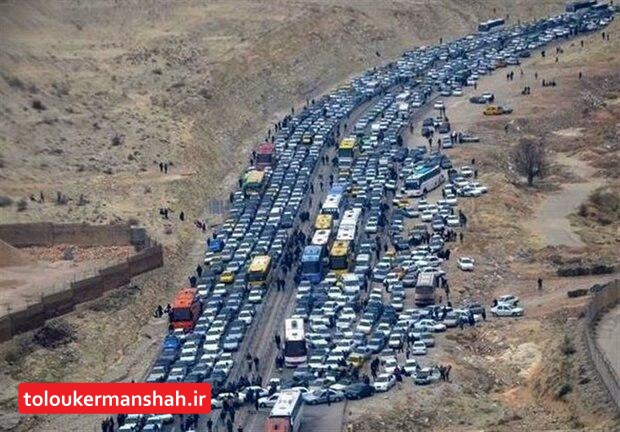 محور اسلام آباد غرب به قصرشیرین مسدود شد