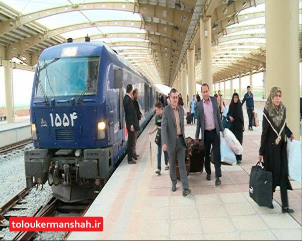 قطار کرمانشاه به مشهد یک روز در میان شد