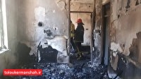 یک نفر در اثر آتشسوزی در جوانرود جان باخت