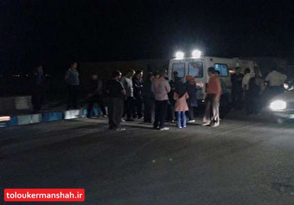 فوت عابر پیاده در کرمانشاه بر اثر سانحه رانندگی