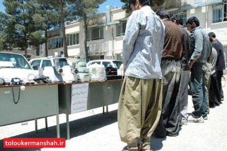 انهدام باند سارقان قاپ زن در کرمانشاه