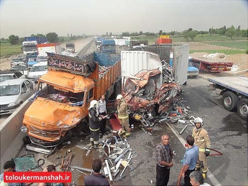 سفر بی بازگشت ۹۳ نفر در جاده های کرمانشاه/کاهش ۱۳ درصدی مجروحان سوانح رانندگی