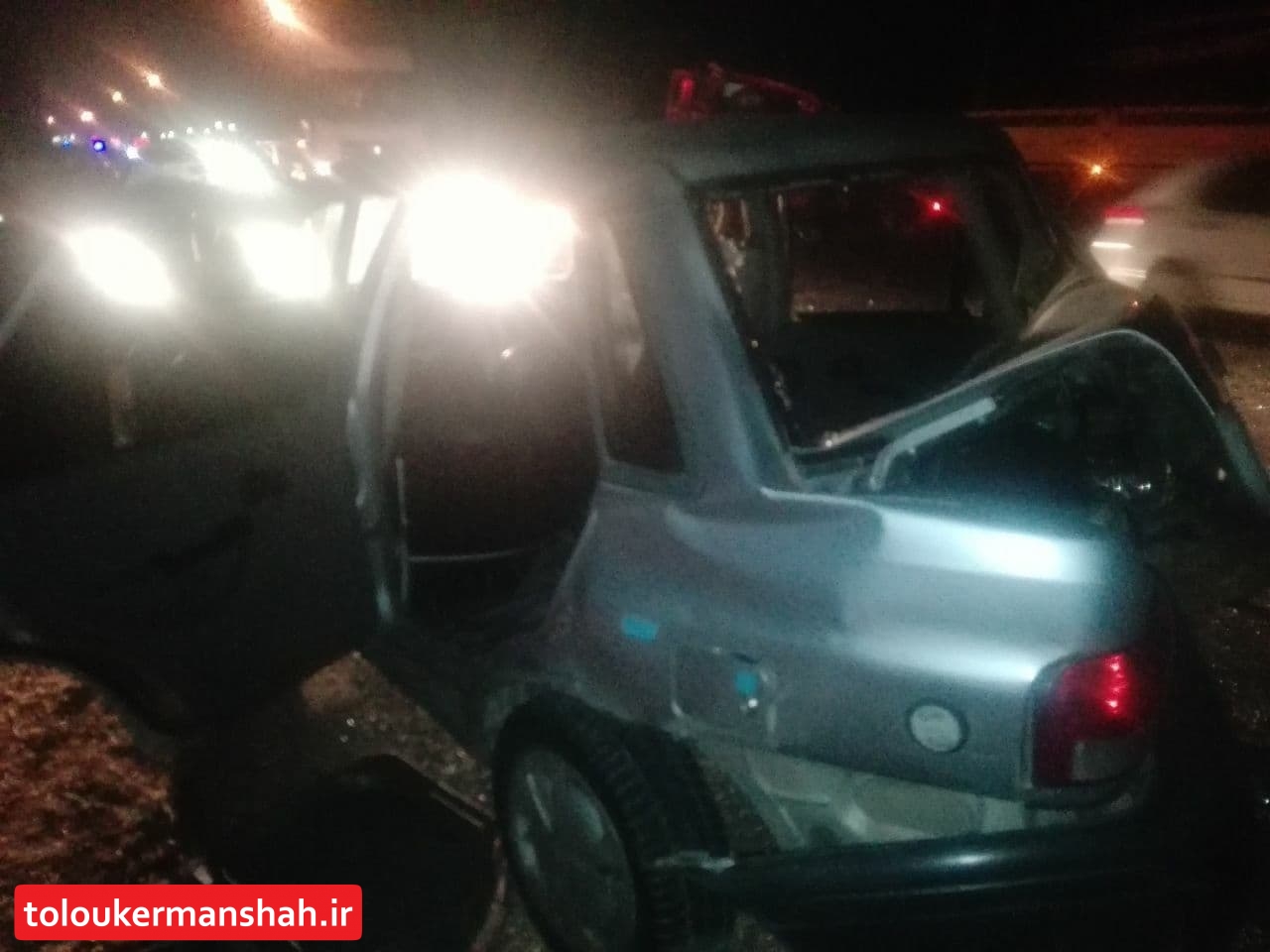 ۶ زخمی در حادثه رانندگی محور “کرمانشاه – بیستون”