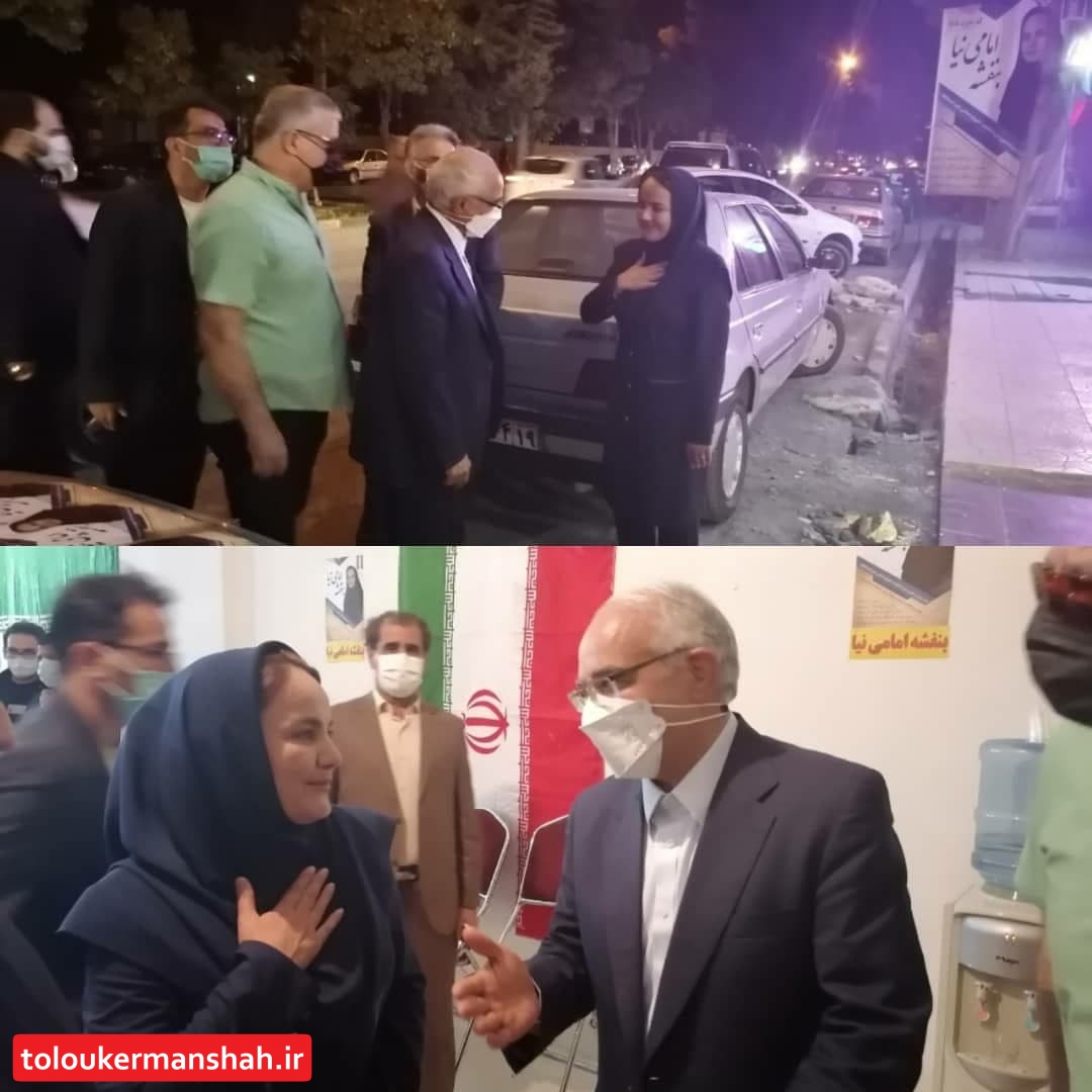 اعلام حمایت دکتر مصری نایب رییس مجلس از کاندیداتوری خانم بنفشه امامی نیا