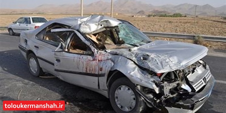 سرعت زیاد، جان راننده پژو ۴۰۵ را در کرمانشاه گرفت
