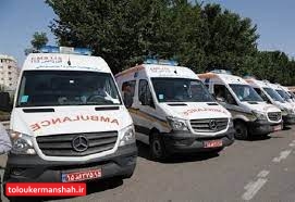 تردد در ترافیک شهری از معضلات مهم آمبولانس‌های اورژانس کرمانشاه است