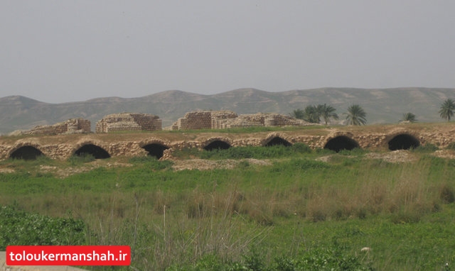 کاخ خسرو قصرشیرین کاوش می‌شود